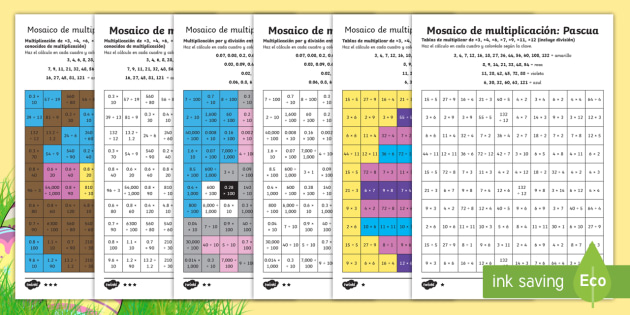 Ficha De Actividad De Atenci N A La Diversidad Mosaico De Multiplicaci N