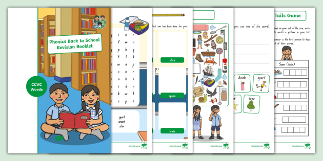 Phonics Level Revision Booklet Ccvc Words