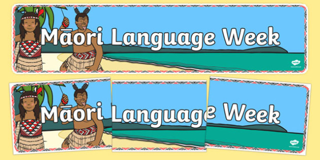 FREE Maori Language Week Display Banner Teacher Made