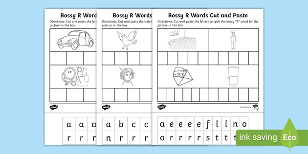 bossy r - cut and paste differentiated activity