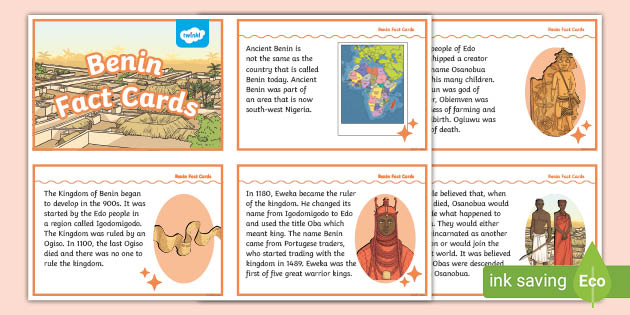 Kingdom Of Benin Fact Cards For Uks Teacher Made