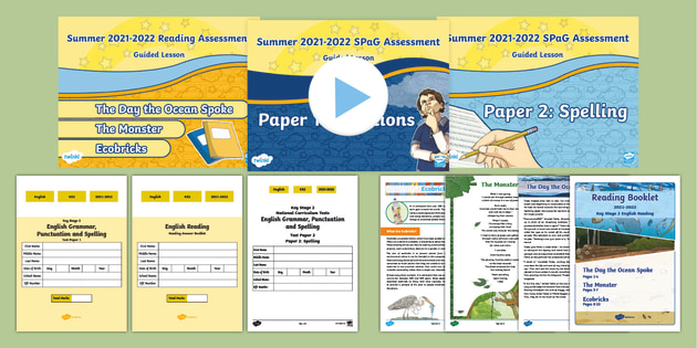 Year 6 SATs Survival 2022 SPaG Reading Assessment Pack