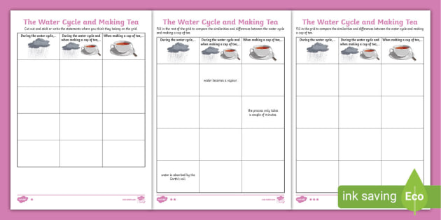 Year 4 States Of Matter Reasoning Graphic Organiser