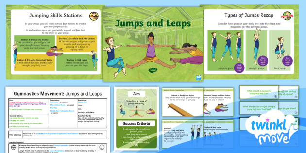 What Are Jumps In Gymnastics Types Of Jumps Twinkl