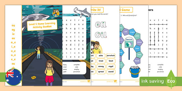 Phonics Home Learning Activity Booklet Level 5 Booklet 1