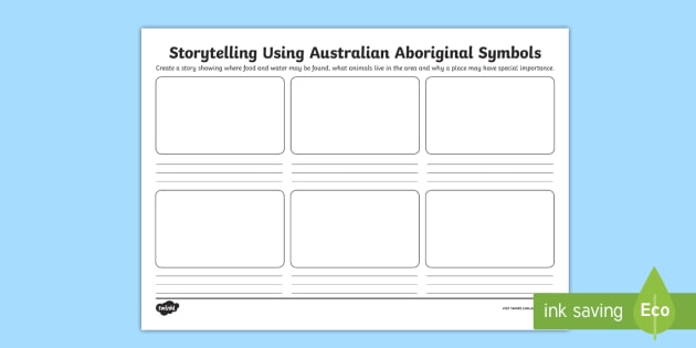 Aboriginal Symbols Activity Storyboard Template F