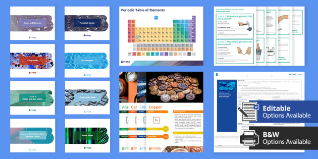 NEW KS3 Atoms And Periodic Table Lesson Pack Bundle