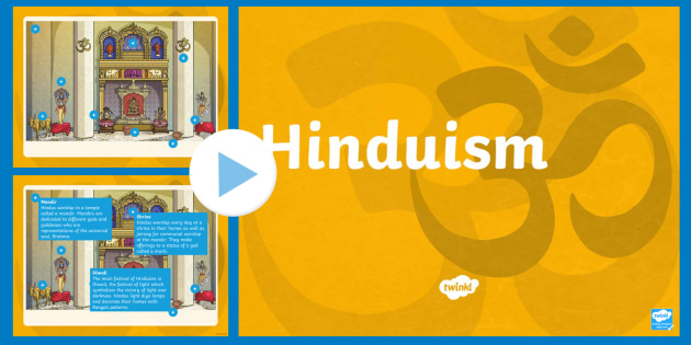 Hinduism Interactive Word Mat Activity