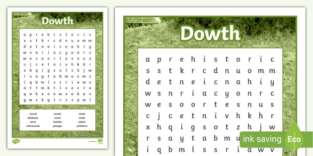 Dowth Word Search L Insegnante Ha Fatto Twinkl