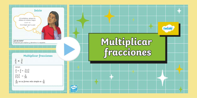 Presentaci N Multiplicar Fracciones Teacher Made