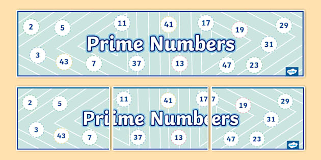 New Prime Numbers Display Banner Professor Feito