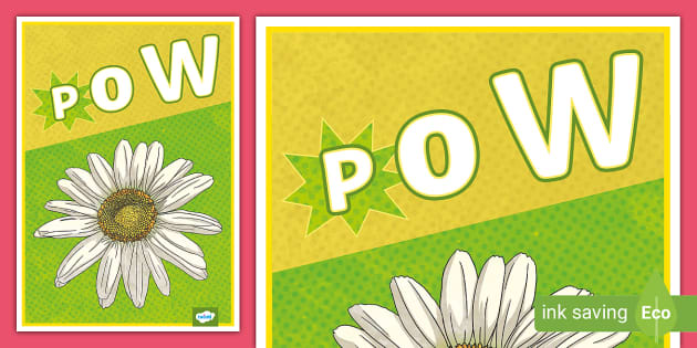 Daisy Pop Art Display Poster L Enseignant A Fait Twinkl