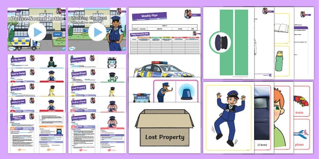 Level 1 Week 14 Police Weekly Lesson Pack Profesor Hizo