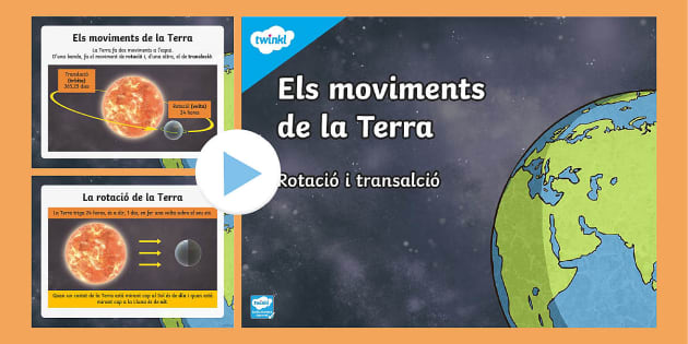 Presentaci Els Moviments De La Terra Rotaci I Translaci