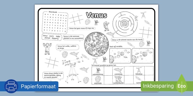 Venus Aktiwiteit Mat Teacher Made Twinkl