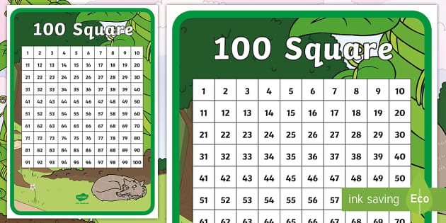 Fee Fi Fo Fum 100 Number Square Teacher Made Twinkl