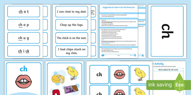 Consonant Digraphs Pack Ch Teacher Made Twinkl