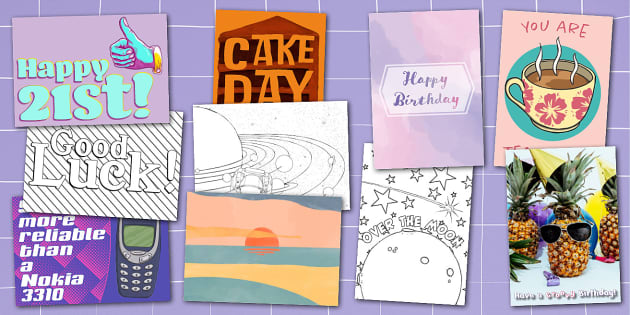 Greeting Card Taster Pack Twinkl Party Lehrer Gemacht