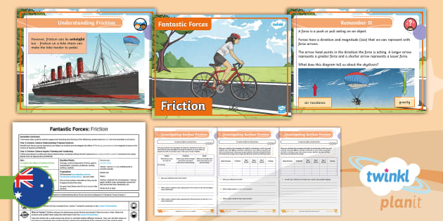 Year 4 Science Fantastic Forces Lesson 2 Friction Twinkl