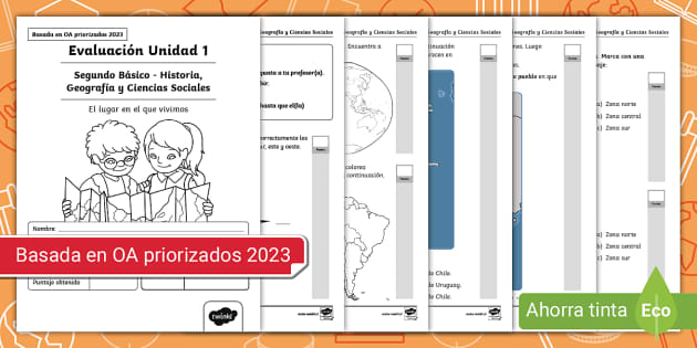 Evaluación Unidad 1 Segundo Básico Historia Sociales