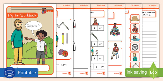 Grade 1 Phonics Im Workbook L Enseignant A Fait Twinkl