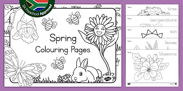 Spring Colouring Pages Lehrer Gemacht Twinkl