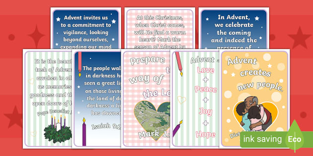 Advent Quotations Display Poster Lehrer Gemacht Twinkl