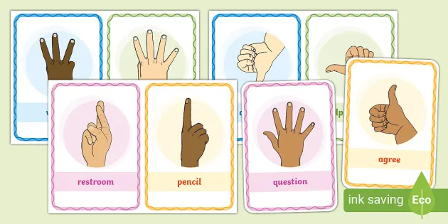 Classroom Hand Signals Teacher Made Twinkl