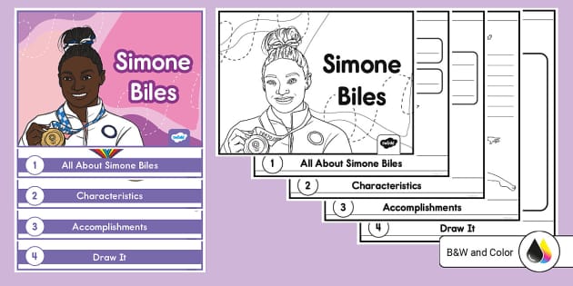 Simone Biles Flipbook For K Nd Grade Hecho Por Educadores