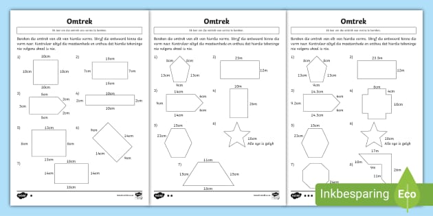 Omtrek Gedifferensieerde Werkkaarte Teacher Made Twinkl