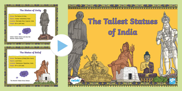 The Tallest Statues Of India PowerPoint Lehrer Gemacht