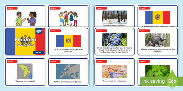 KS1 Moldova Fact Cards Teacher Made Twinkl