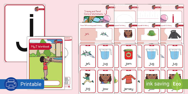 Grade R Phonics Pack J Professor Feito Twinkl