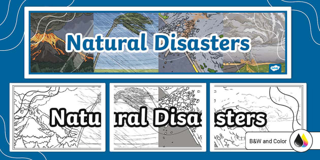 Earth Science Natural Disasters Banner Teacher Made