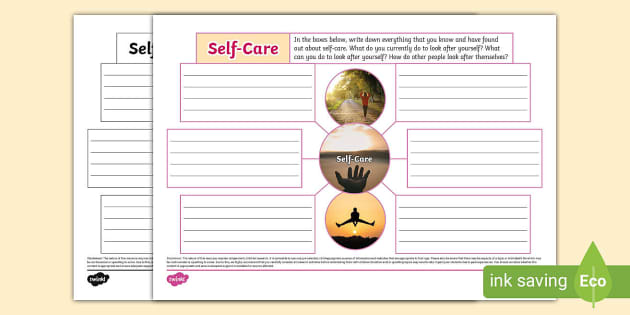 Self Care Mind Map Lehrer Gemacht Twinkl