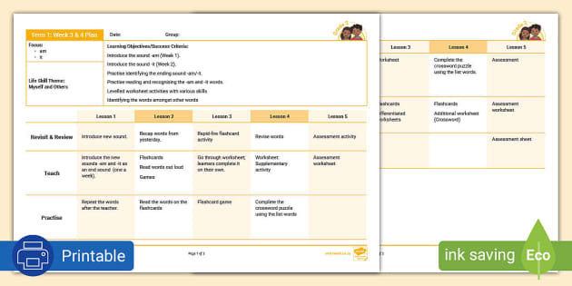 Grade Phonics Term Week And Planning Twinkl