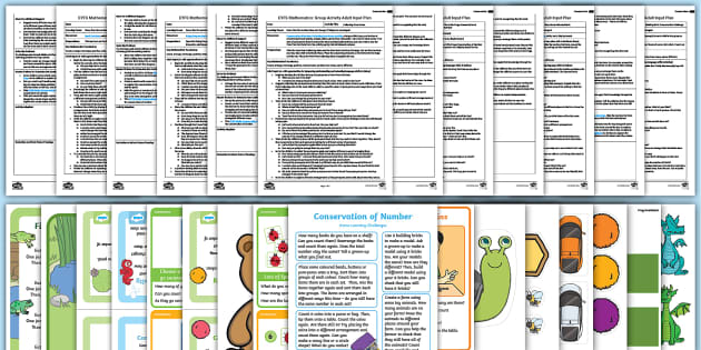 EYFS Maths Conservation Of Number Planning And Resource Pack