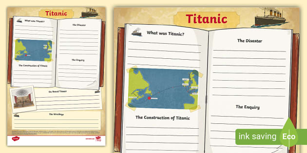 Titanic Fact File Template Creat De Profesori Twinkl