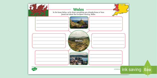 Wales Mind Map L Insegnante Ha Fatto Twinkl