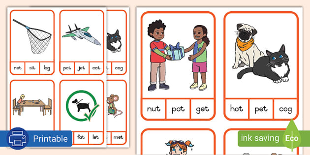 Grade Phonics Et Sound Peg Card Activity Teacher Made