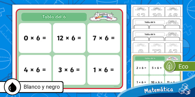 BINGO MULTIPLICACIONES 1 Imagenes Educativas Explore O Sistema De