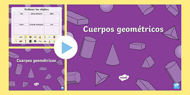 Free Powerpoint Cuerpos Geom Tricos Teacher Made