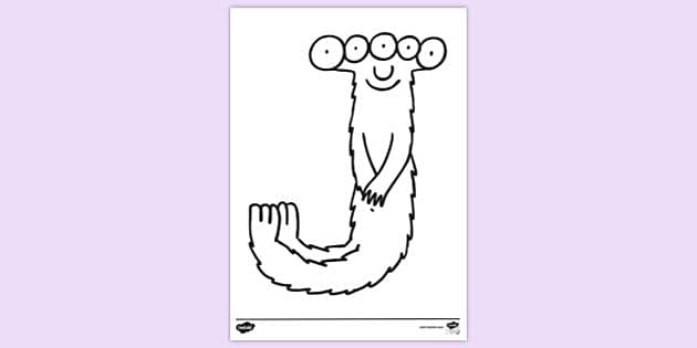 Free Letter J Colouring Page Colouring Sheets Twinkl