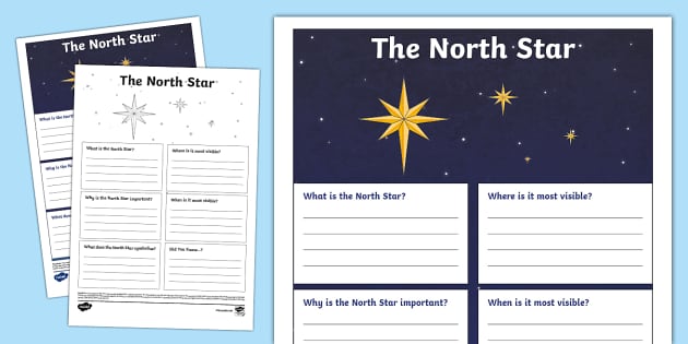 North Star Fact File Template Teacher Made Twinkl