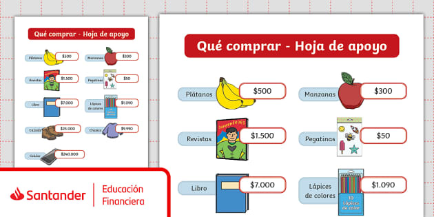 Free Educaci N Financiera Santander Apoyo Que Comprar