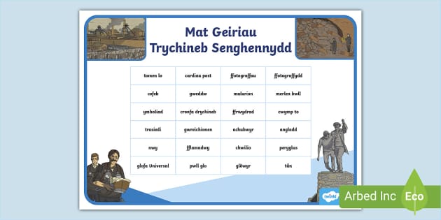 Senghenydd Mat Geiriau Teacher Made Twinkl