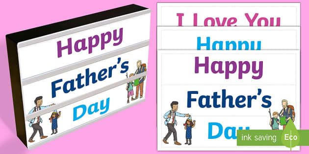 Father S Day Light Box Inserts Australia Eylf Topics And Events