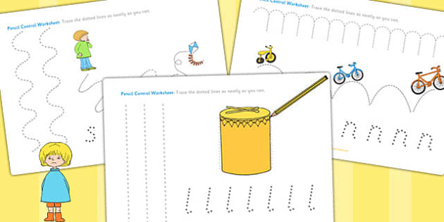 FREE Pencil Control Sheets To Support Teaching On Titch