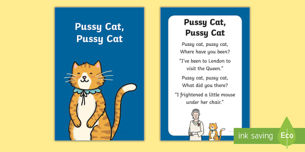 Pussy Cat Pussy Cat Nursery Rhyme IKEA Tolsby Fiestad Frame