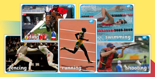 The Olympics Pentathlon Display Photos Teacher Made